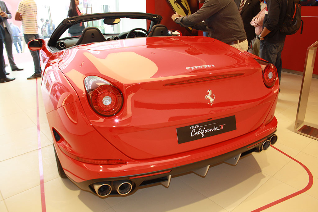 Ferrari California T Rear Angle seen in Showroom 