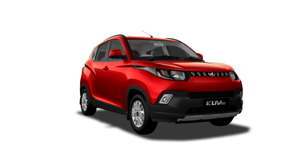 Mahindra KUV100 in Red Color