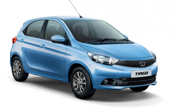 Tata Tiago Colors: Red, Orange, Brown, Silver, Blue, White - GaadiKey