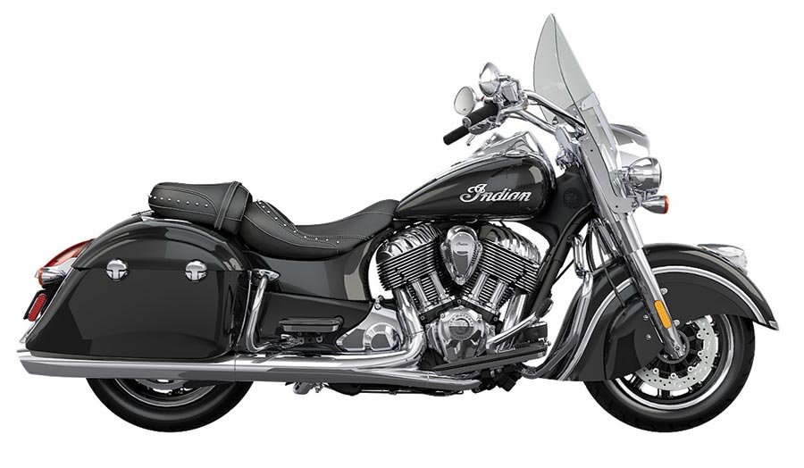 Indian Motorcycle in Black Color