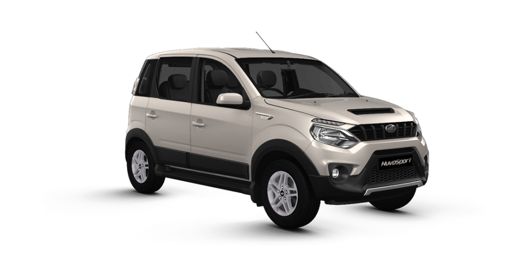 Mahindra NuvoSport Diamond White Color