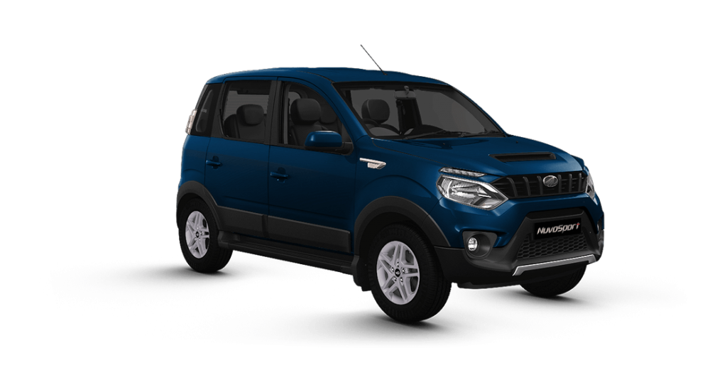 New Mahindra NuvoSport in Blue color