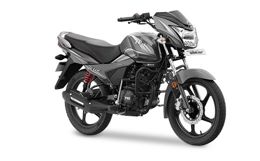New 2016 TVS Victor in Grey Color