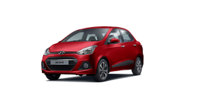 Hyundai Xcent Red Passion Color