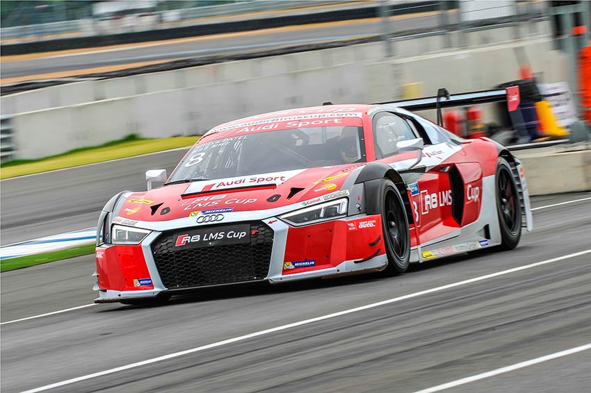 Audi in Race Track