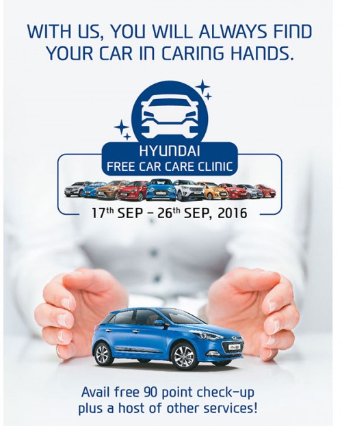 Hyundai India announces 22nd Free Car Care Clinic GaadiKey