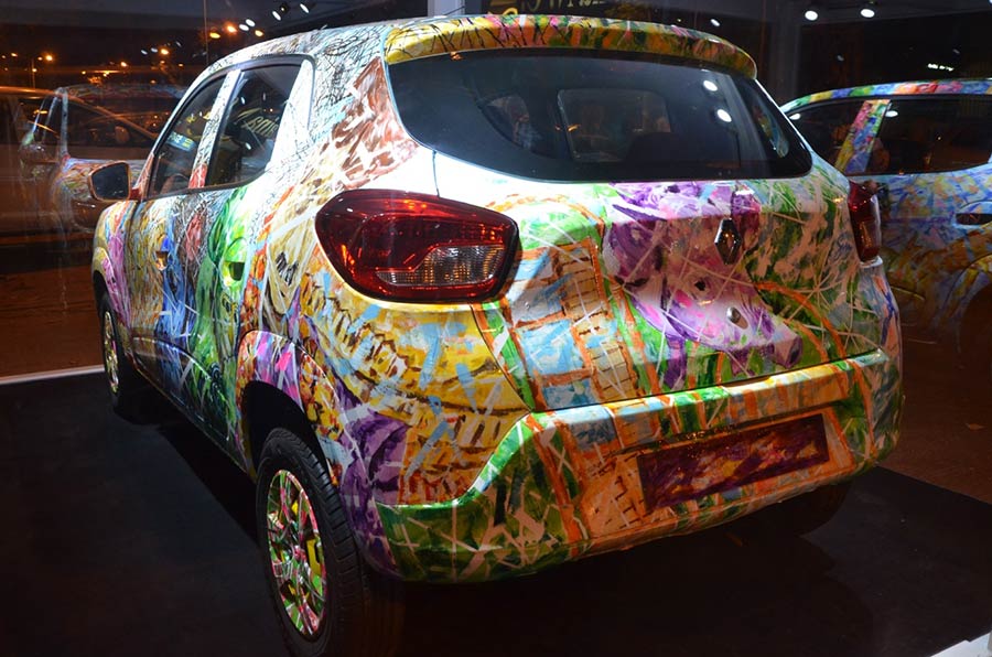 Renault Kwid Art Car Showcased in Mumbai