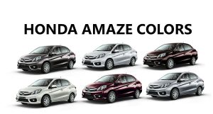 Honda Amaze Colors: Brown, Red, Silver, White, Titanium - GaadiKey