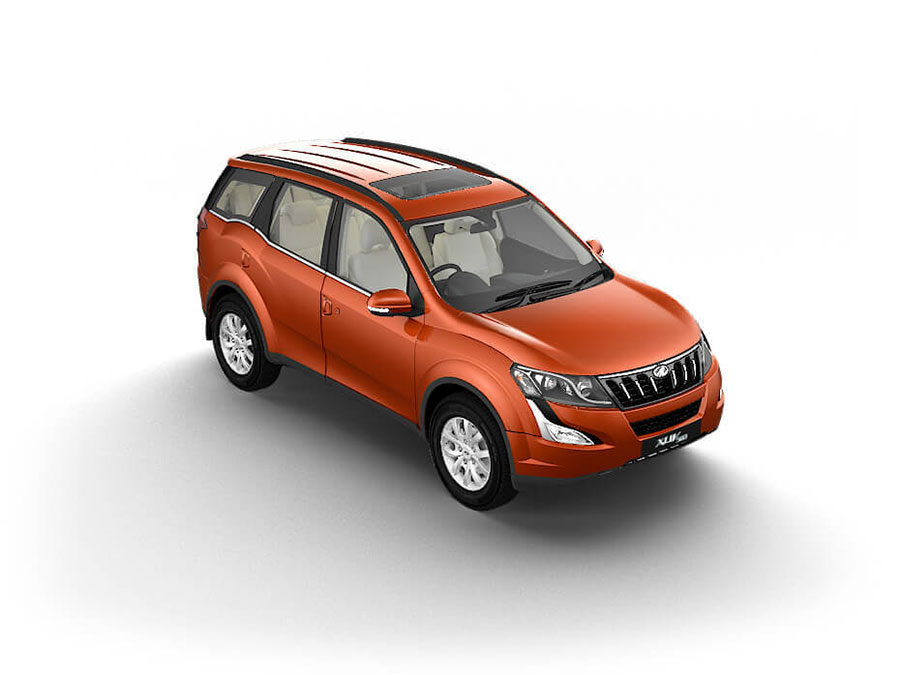 Mahindra XUV500 Orange Color - XUV500 Sunset Orange Color 