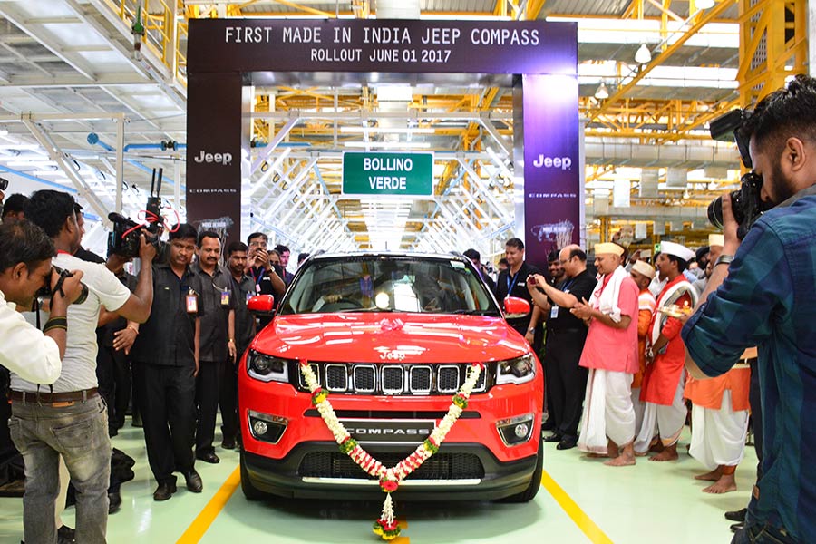 Jeep Compass India roll-out