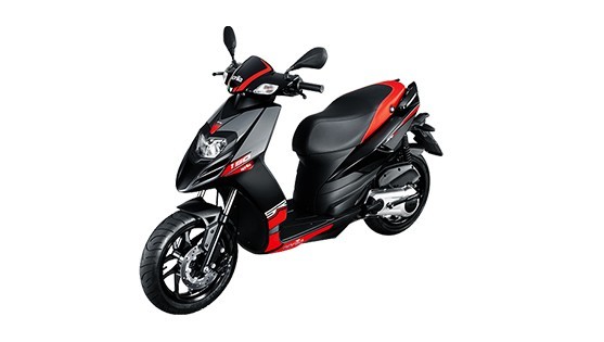 2018 Aprilia SR 150 Black with Red Color (Matte Black with Red)