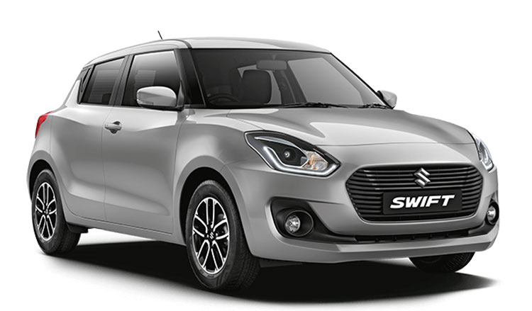 New Swift 2018 Silky Silver Color Variant - New 2018 Maruti Swift Silky Silver Color Variant