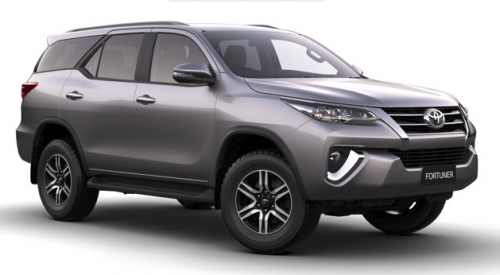 Toyota Fortuner 2018 Colors: Brown, Super White, Black, Bronze, Grey ...