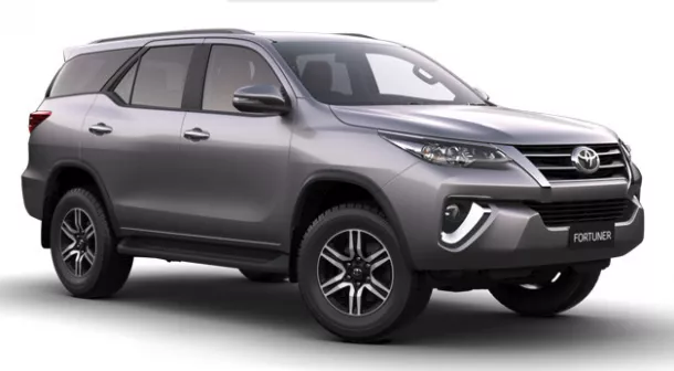 Toyota Fortuner 2018 Colors: Brown, Super White, Black, Bronze, Grey