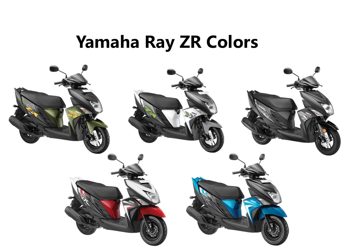 Yamaha Ray ZR Colors - Yamaha RayZR Color Variant Details