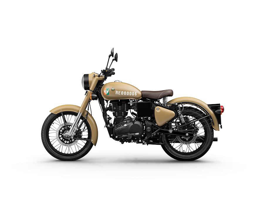 Royal Enfield Classic Signals 350 Sand Color Option