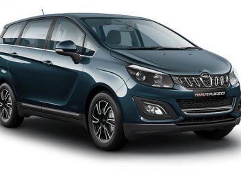 Mahindra Marazzo Marine Color - Mahindra Marazzo Aqua Marine Color variant