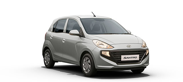 New Hyundai Santro Silver Color