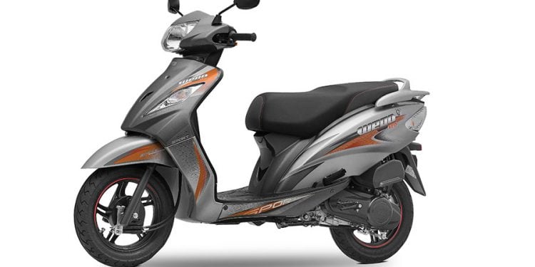 New TVS WEGO Grey Color 2018 Model