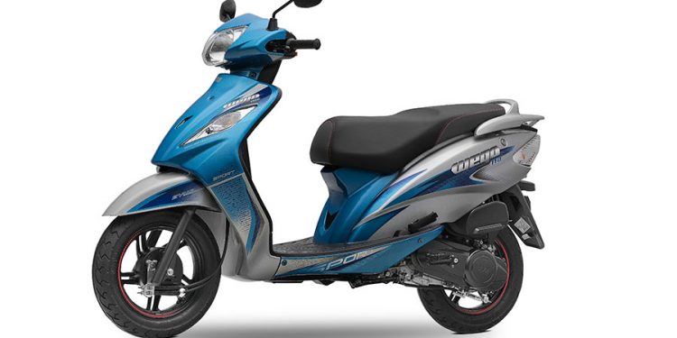 New 2018 TVS WEGO Blue Color 2018 Model