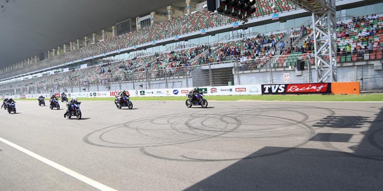 GaadiKey’s Nikhil Finishes 3rd in TVS Young Media Race at BIC