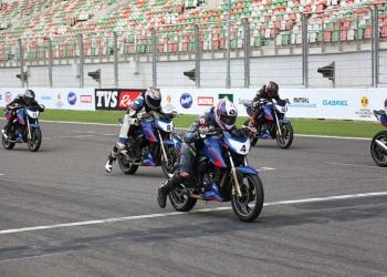 GaadiKey’s Nikhil Finishes 3rd in TVS Young Media Race at BIC