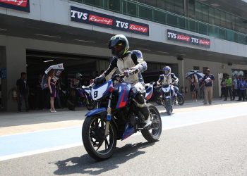 GaadiKey’s Nikhil Finishes 3rd in TVS Young Media Race at BIC