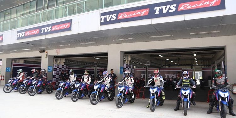 GaadiKey’s Nikhil Finishes 3rd in TVS Young Media Race at BIC