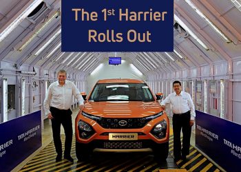 Tata Harrier Rolled out from Pune Plant – First Images of Tata Harrier