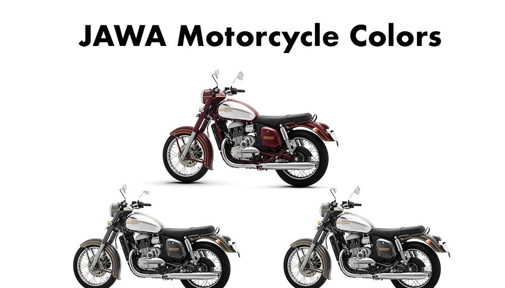 Jawa Motorcycle Colors Maroon Grey Black Gaadikey