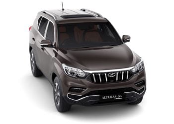Mahindra Alturas Brown Color - Mahindra Alturas G4 Lakeside Brown Color