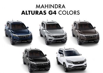 Mahindra Alturas G4 All Colors - Mahindra Alturas All Color Options