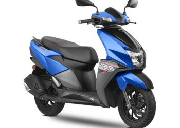 2019 TVS NTORQ 125 Colors: Yellow, Red, White, Grey, Blue, Red Metallic