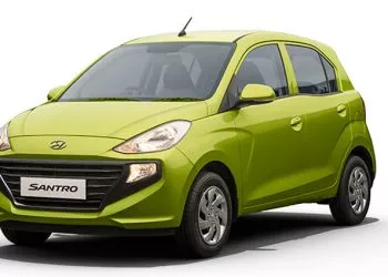2019 Hyundai Santro Diana Green Color - 2019 model Hyundai Santro Green Color