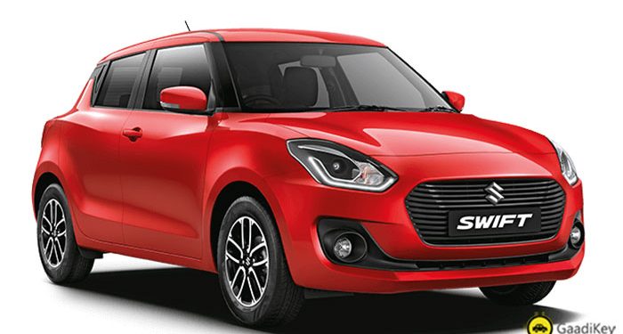 2019 Maruti Swift Red Color - 2019 Swift Fire Red Color Option