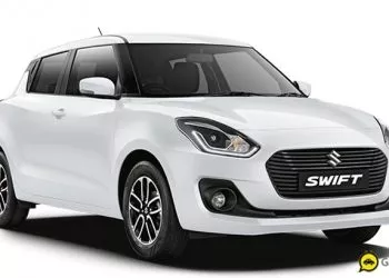 2019 Maruti Swift White Color - 2019 Swift Pearl Arctic White Color