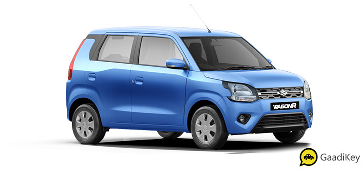 2020 Maruti WagonR in Poolside Blue Color. New 2020 Maruti Wagonr in blue color model. 