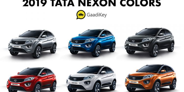 2019 Tata Nexon Colors - 2019 Tata Nexon All Colors