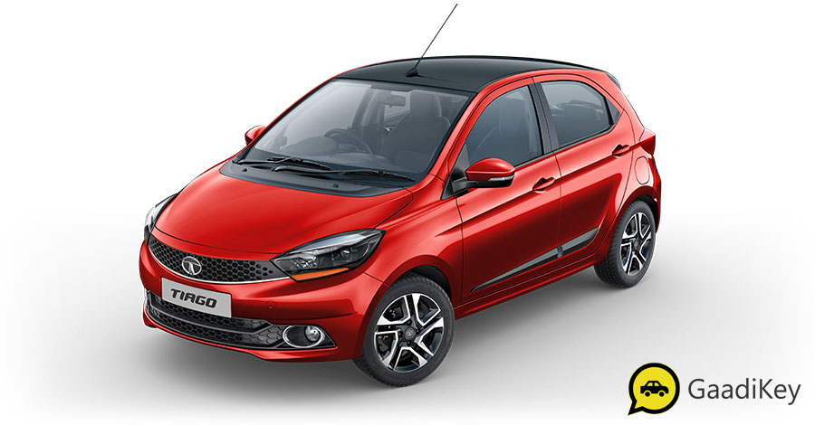 2019 Tata Tiago Red Color - 2019 Tiago Berry Red Color Option