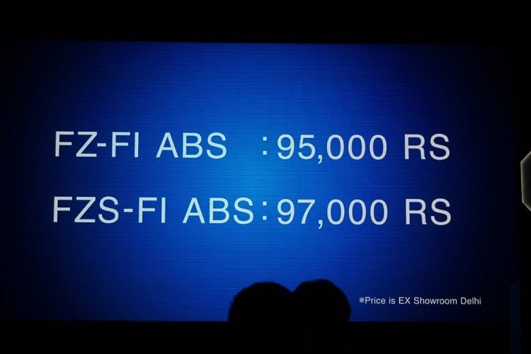 Yamaha FZ, FZ-S FI Version 3.0 ABS Photos