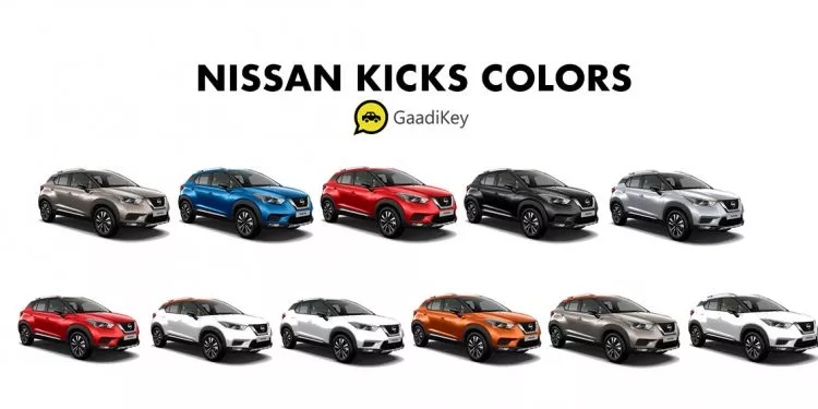 Nissan Kicks All Colors India - 2019 Nissan Kicks Colours in India - All Nissan Kicks Colors Photos Images