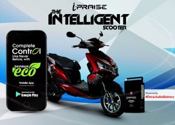 Okinawa i-Praise Priced at Rs 1.15 Lakhs – Gets detachable lithium-ion battery