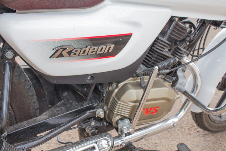 TVS Radeon Photos – Pearl White