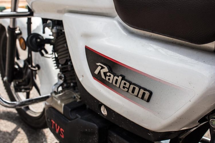 TVS Radeon Photos – Pearl White