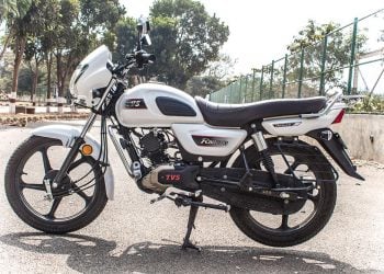 TVS Radeon Photos – Pearl White