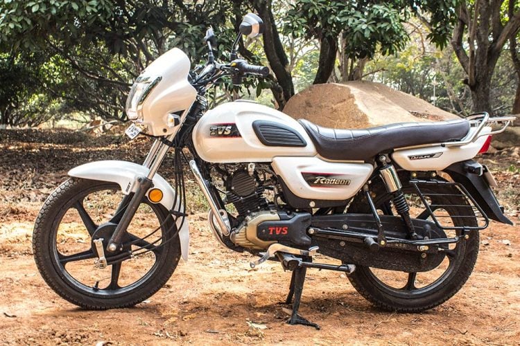 TVS Radeon Photos – Pearl White