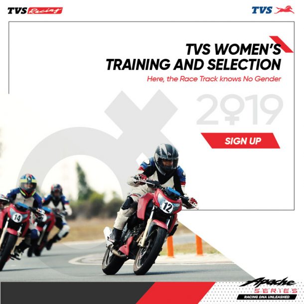 Tvs Racing Invites Women To Tvs Ladies One Make Championship 2019 Gaadikey 