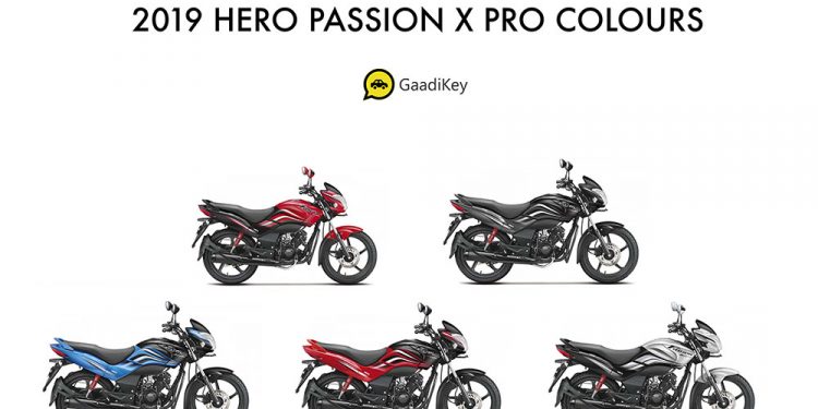 2019 Hero Passion X Pro Colors