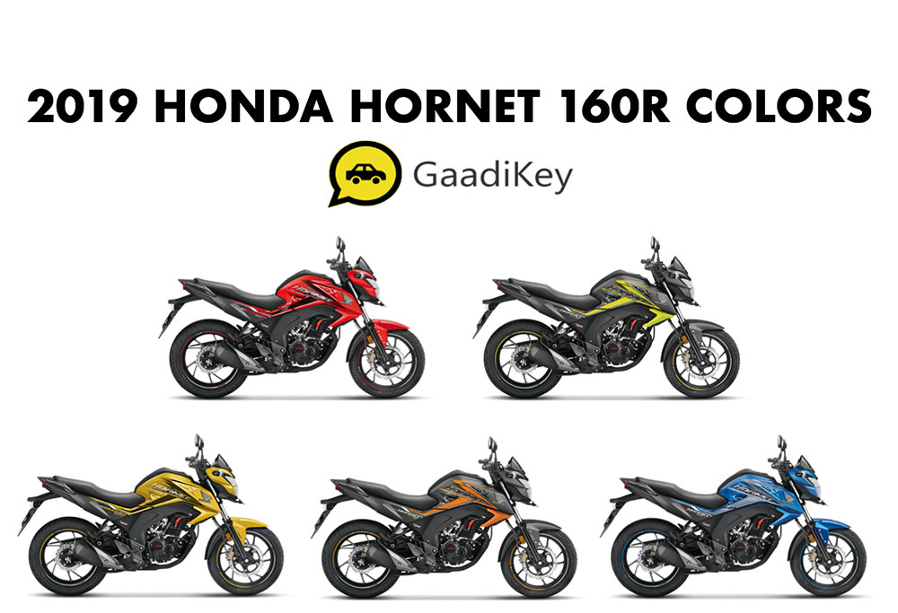 2019 Honda Hornet Colors - All New Honda Hornet 160R Motorcycles