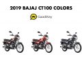 2019 Bajaj CT100 Colors - New 2019 CT100 Colours